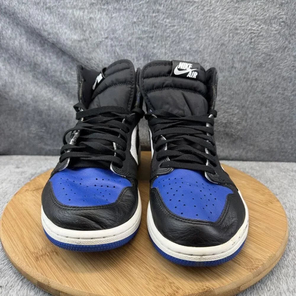 Jordan 1 Retro High OG Shoes Mens Size 10.5 Blue Basketball Sneakers 555088-041